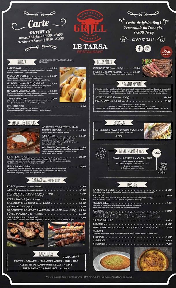 Le Tarsa Grill - Menu Image 3
